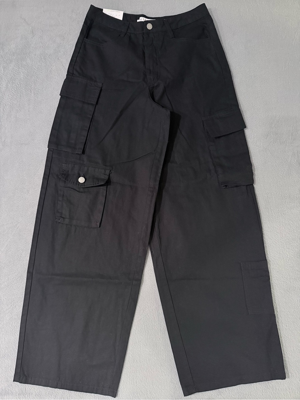Tinseltown - Women’s Black Hi Rise Baggy Cargo Pants